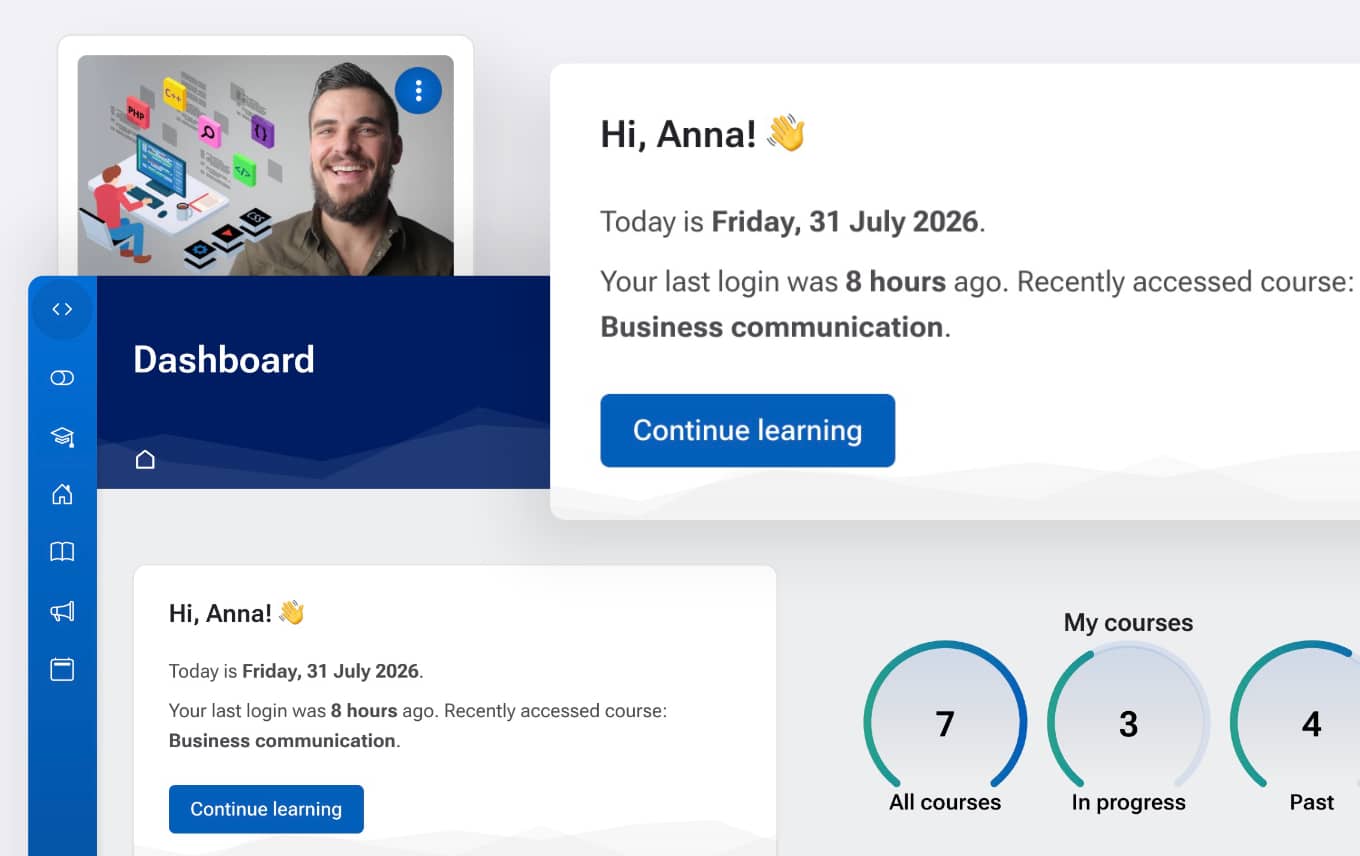 Personalized student dashboard