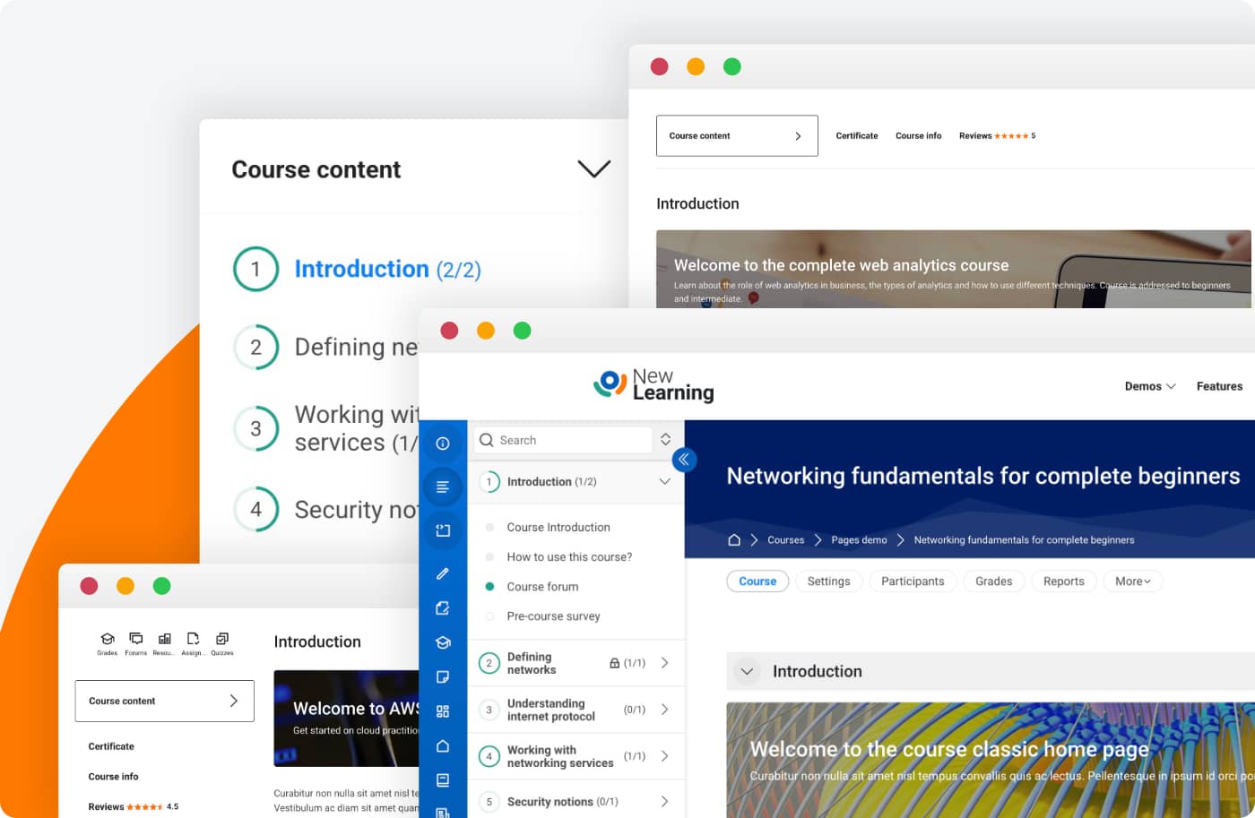 Course homepages